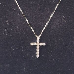 Rhinestone Cross Necklace